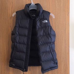 North Face Black Puffer Vest